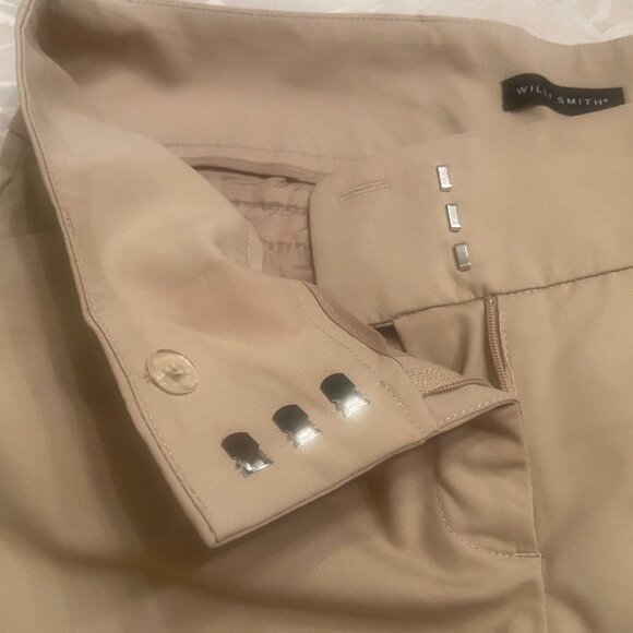 Willi Smith Women’s Khaki Wide Leg Dress Pants Size 8 - NWOT - Picture 6 of 7